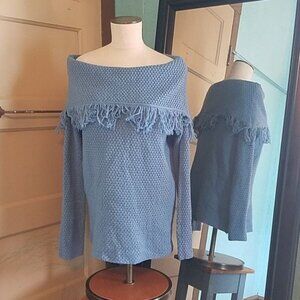 Sweater Cowl Neck BluEe Extra Editions Top Shirt Women's WOMAN'S 2 X Large